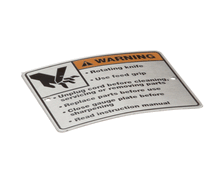 HOBART 00-438131-054-2 LABEL WARNING