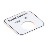 HOBART 00-478296 LABEL SPEED SELECT (DOMESTIC)