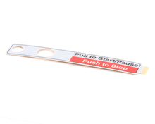 HOBART 00-873623 LABEL START/PAUSE STOP