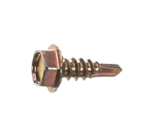 HUSSMANN 0130711 SCREW SM SLFDRIL 8-18X1/2 HX HD ST ZP W/SERRA