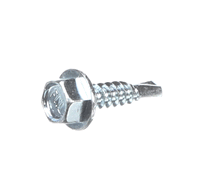 HUSSMANN 0137715 SCREW-10-16 X 3/4 PLAIN (UNSLOTTED) INDENTED HEX N