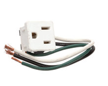 HUSSMANN 125010443 (E)RECPT SNAP-IN WHT 1374-1W