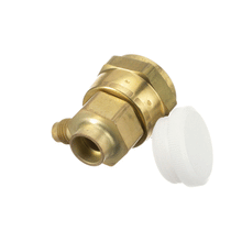 ICE O MATIC 9091001-10 COUPLING HALF W/VALVE 1/2