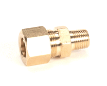 IMPERIAL 30870 MALE CONNECTOR 3/8 COMP X 1/8 MIP BRASS