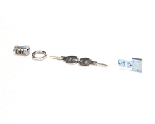 KOLPAK 106041080 CYL LOCK W/KEYS FOR 23602