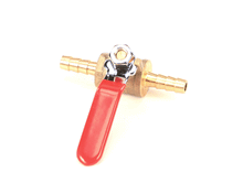 LANCER MTLB-4 BRASS BALL VALVE 1/4 BARB LOW