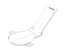 MANITOWOC ICE 4013463 COVER  EVAPORATOR CHUTE