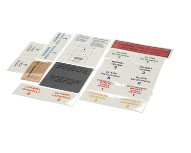 MULTIPLEX 000-BIC-0016-S KIT PRODUCT STICKERS  BIM