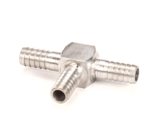 MULTIPLEX 7007 TEE 3/8 BARB SS