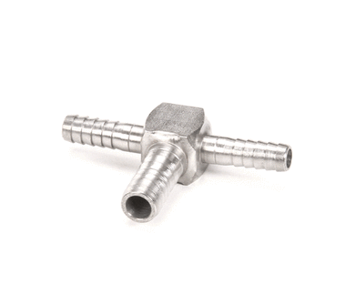 MULTIPLEX 7009 TEE (2) 1/4 X 3/8 BARB SS