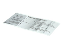 MIDDLEBY 22500-0141 LABEL OPERATING INSTR