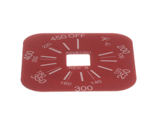 MAGIKITCHN 2M-A6087301 LABEL THERMOSTAT 200-450F