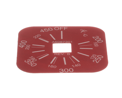 MAGIKITCHN 2M-A6087301 LABEL THERMOSTAT 200-450F