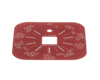 MAGIKITCHN 2M-A6087302 LABEL,THERMOSTAT MKG 150-550F