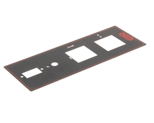 NIECO 16608 LABEL  FRONT  LEFT CONTROL BOX