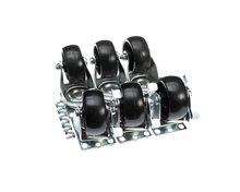 NORLAKE 160621 CASTER KIT PLATE TYPE (SET OF