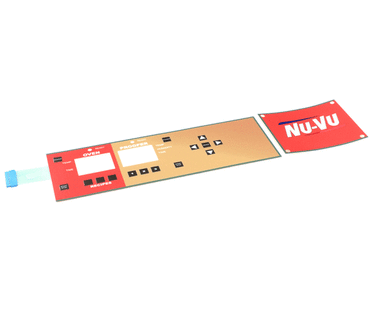 NU-VU 52-0379-A OVERLAY CONTROL MEMBRANE SWITCH