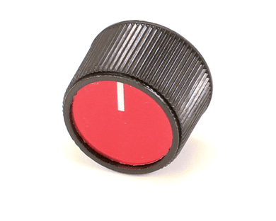NU-VU 6FMP204P KNOB RD W/WHT INDICATOR LINE