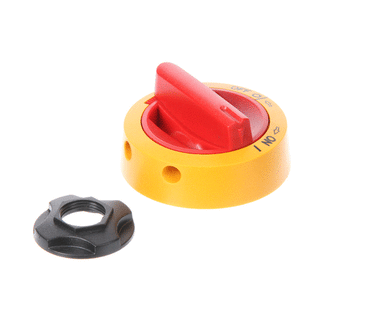 OVENTION 05.30.202.00 KNOB RED-YELLOW ON/OFF SWITCH