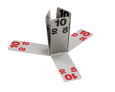 PRINCE CASTLE 536-671-10S KIT TIME CARD 4IN (3PACK)/20