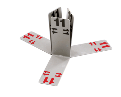 PRINCE CASTLE 536-671-11S KIT TIME CARD 4IN (3PACK)/20