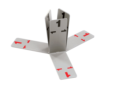 PRINCE CASTLE 536-671-1S KIT TIME CARD 4IN (3PACK)/20