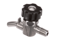 PERLICK F38302SSBLK SAMPLE VALVE 1/4 MALE NPT BLA