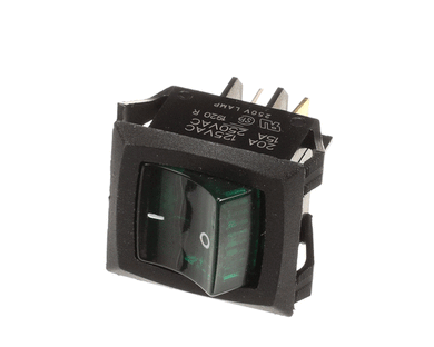 PERFECT FRY 83554 SWITCH  ROCKER 250VAC GREEN