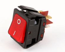PITCO 60142401 SWITCH ROCKER 2PDT W/LAMP 120V RED