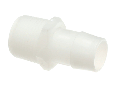 PITCO 60146101 FITTING ADAPTER 1MPT X 1ID HOSE PVDF