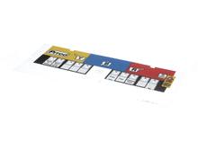 PITCO A6100801 LABEL OVRLAY WINGSTREET 3 LANE