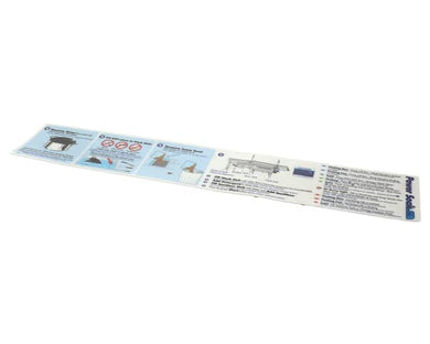 POWER SOAK 33891 DECAL BACKSPLASH STEPS 1-4 R-L