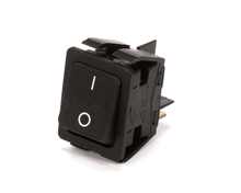 RANDELL EL SWT1503 SWITCH  BLACK ROCKER 20A 277VAC 22MMX30M