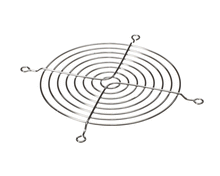 RANDELL RF FAN0703 FAN GUARD, NICKEL CHROME FINISH WIRE 116MM RND SGR