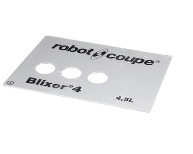 ROBOT COUPE 39809 FRONT PLATE ASSEMBLY