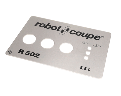 ROBOT COUPE 39818 FRONT PLATE ASSEMBLY R502E