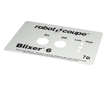 ROBOT COUPE 408088 FRONT PLATE BLIXER 6
