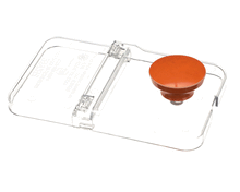 SERVER PRODUCTS 87257 LID, PLSTC, 1/9 SIZE, ORANGE KNOB