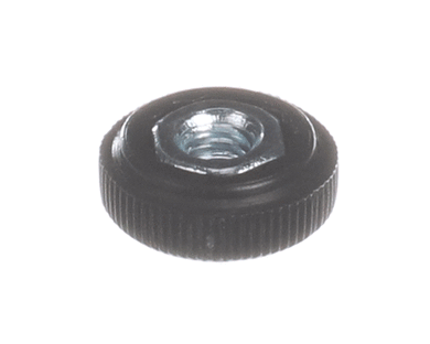 SCHAERER 3370061302 KNURLED KNOB FOR SCREW M4 POM BL