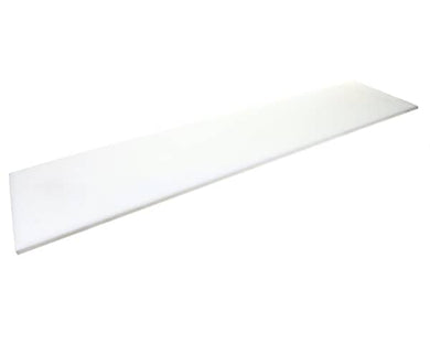 SAN JAMAR CUSTOMCUTBRD1 CUTTING BOARD 48X11 3/4X1/2 WHITE