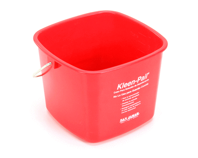 SAN JAMAR KP256RD KLEEN-PAIL 8QT - RED ( EACH)