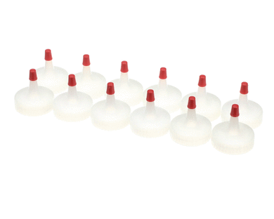 SAN JAMAR X100015 REPLACEMENT CAPS FOR 12-24OZ S