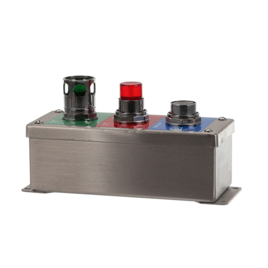 SOMAT 00-975701 3 POS. S/S PUSH BUTTON STATION