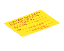 SOUTHBEND RANGE 1163932 LABEL  PARTS SERVICE