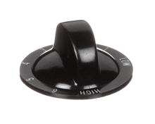 STAR 2R-7885 KNOB, BLACK ROGAN RB-70