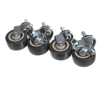 STAR 7C-3M338STSB CASTER SET (4) 2 W/BRK