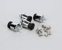 SILVER KING 10314-95 KIT LEG 1IN SILVER W/ RUBBER P