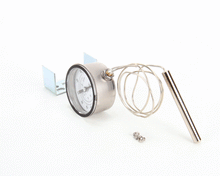 SILVER KING 20361 THERMOMETER ROUND W/BRACKET & SCREWS