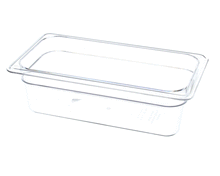 SILVER KING 27066 PAN 1/3 SIZE 4 IN DEEP PLASTIC
