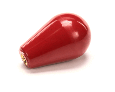 TRI-STAR MANUFACTURING 371410 KNOB;OVAL REDISH 1-5/8DIA X 2-